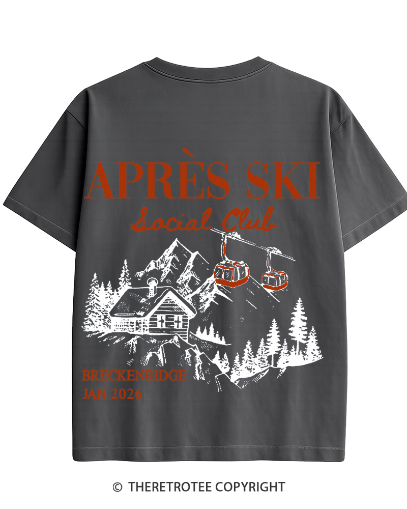 TheRetroTee Apres Ski 1970s Cotton T-Shirt