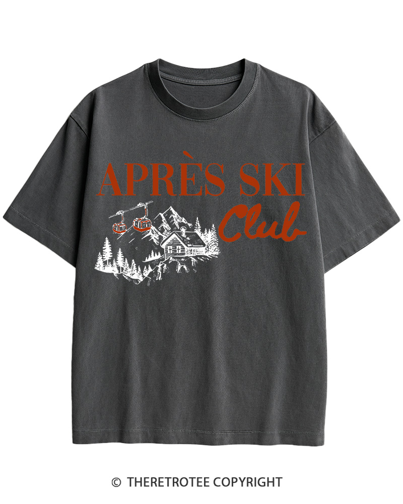 TheRetroTee Apres Ski 1970s Cotton T-Shirt