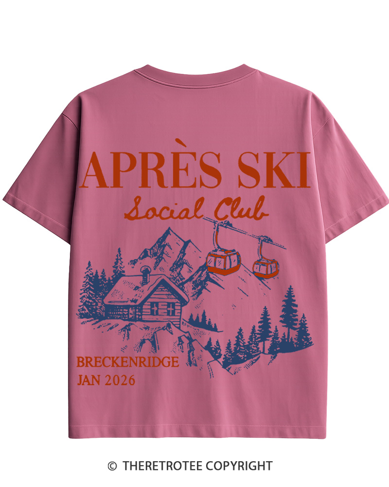 TheRetroTee Apres Ski 1970s Cotton T-Shirt