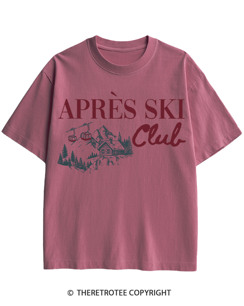 TheRetroTee Apres Ski 1970s Cotton T-Shirt