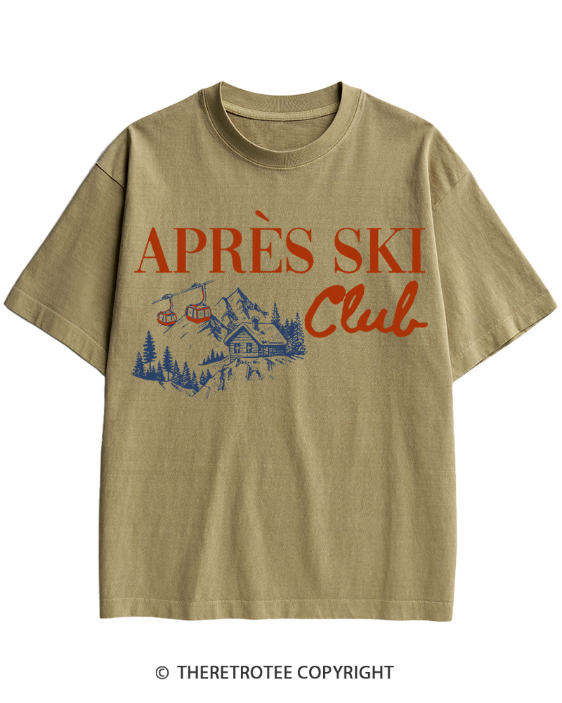 TheRetroTee Apres Ski 1970s Cotton T-Shirt