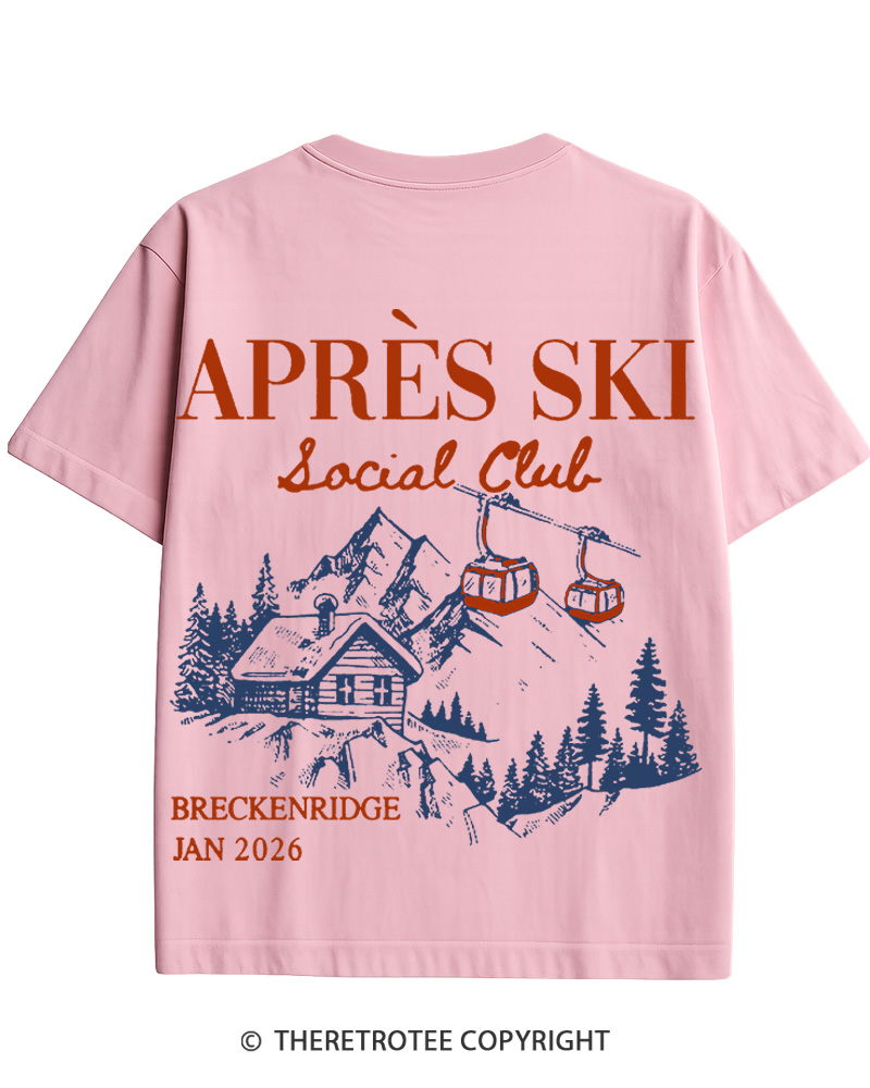 TheRetroTee Apres Ski 1970s Cotton T-Shirt