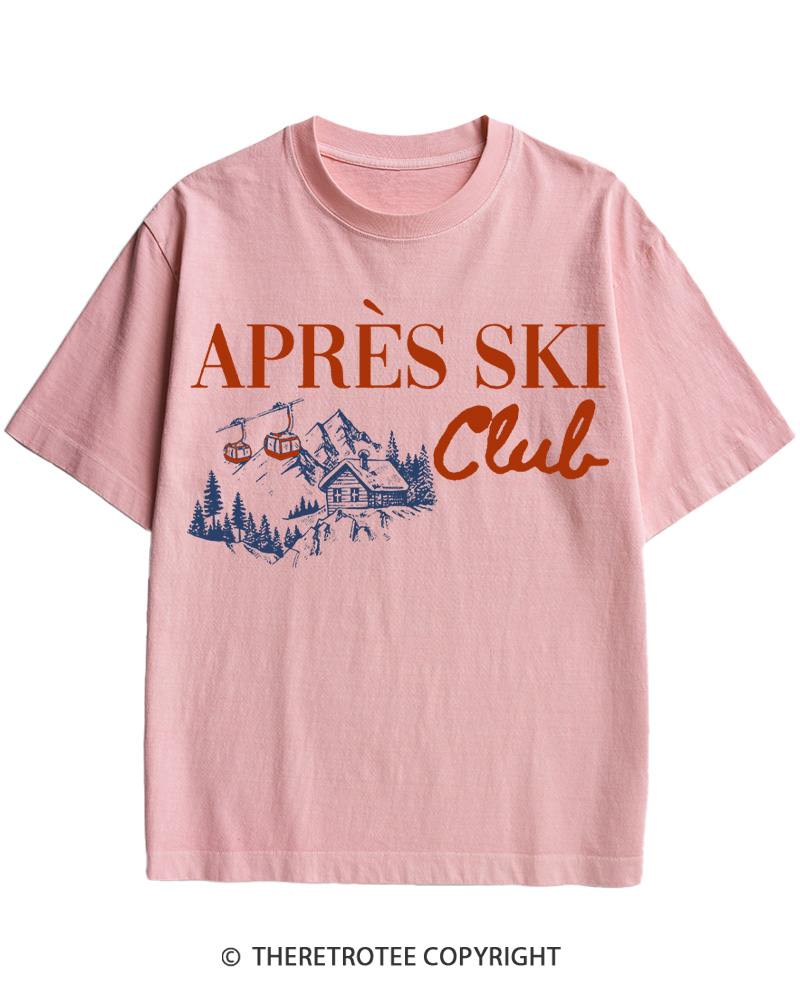 TheRetroTee Apres Ski 1970s Cotton T-Shirt