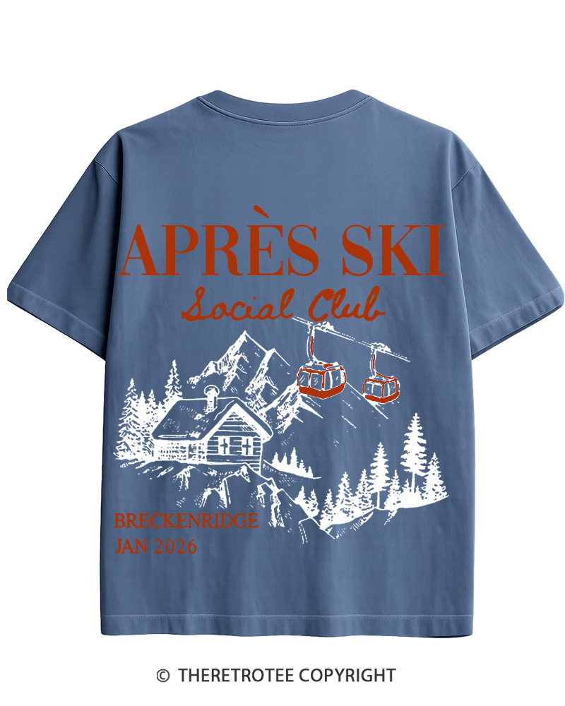 TheRetroTee Apres Ski 1970s Cotton T-Shirt