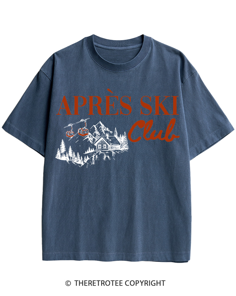 TheRetroTee Apres Ski 1970s Cotton T-Shirt