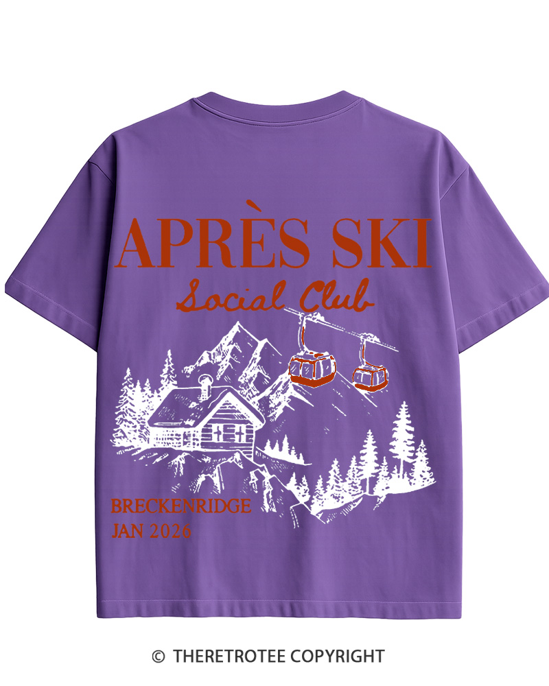TheRetroTee Apres Ski 1970s Cotton T-Shirt