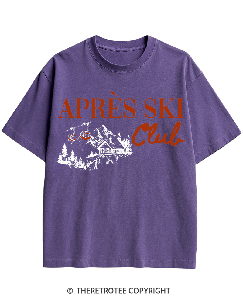 TheRetroTee Apres Ski 1970s Cotton T-Shirt