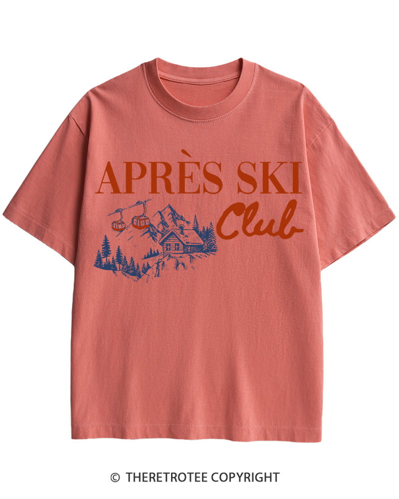 TheRetroTee Apres Ski 1970s Cotton T-Shirt