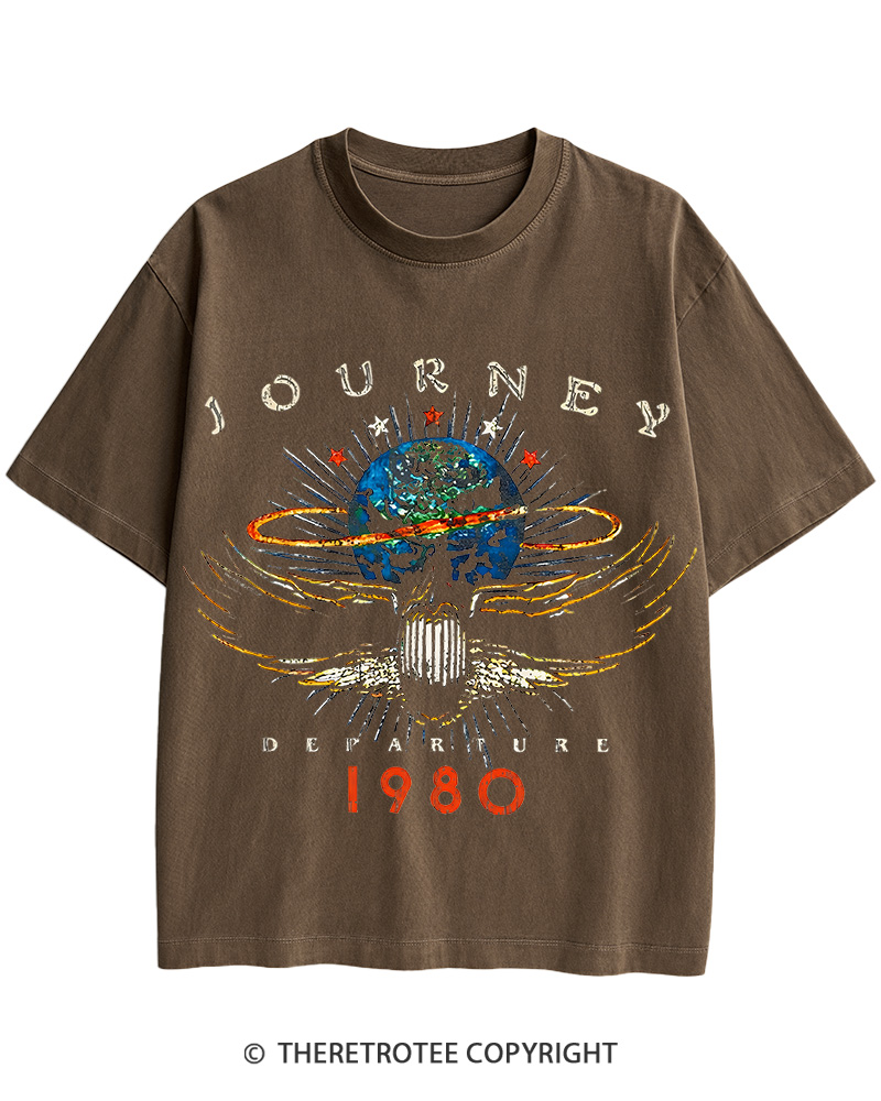 TheRetroTee Rock Concert 1980s Cotton T-Shirt