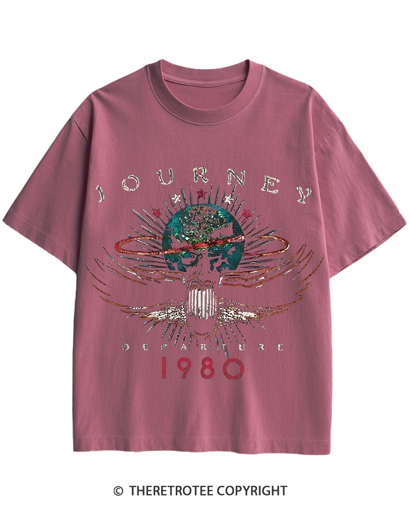 TheRetroTee Rock Concert 1980s Cotton T-Shirt