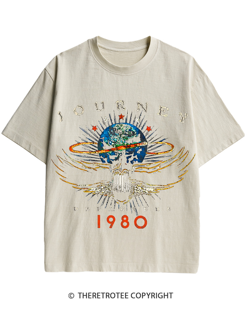 TheRetroTee Rock Concert 1980s Cotton T-Shirt