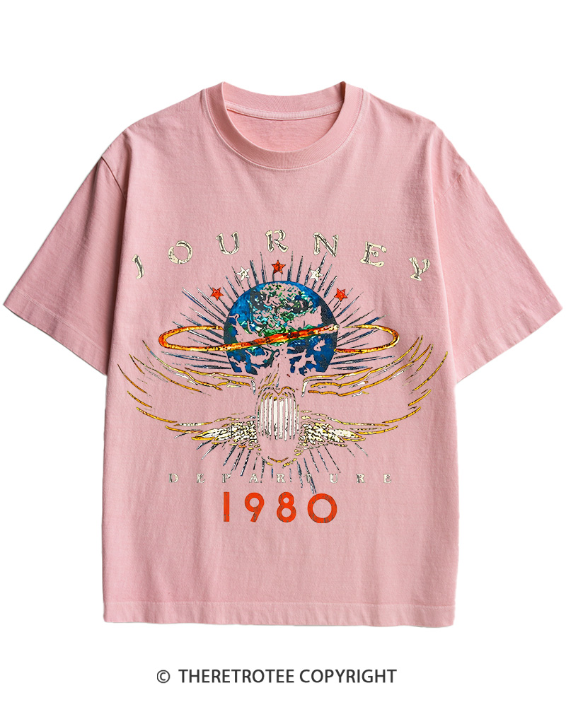 TheRetroTee Rock Concert 1980s Cotton T-Shirt