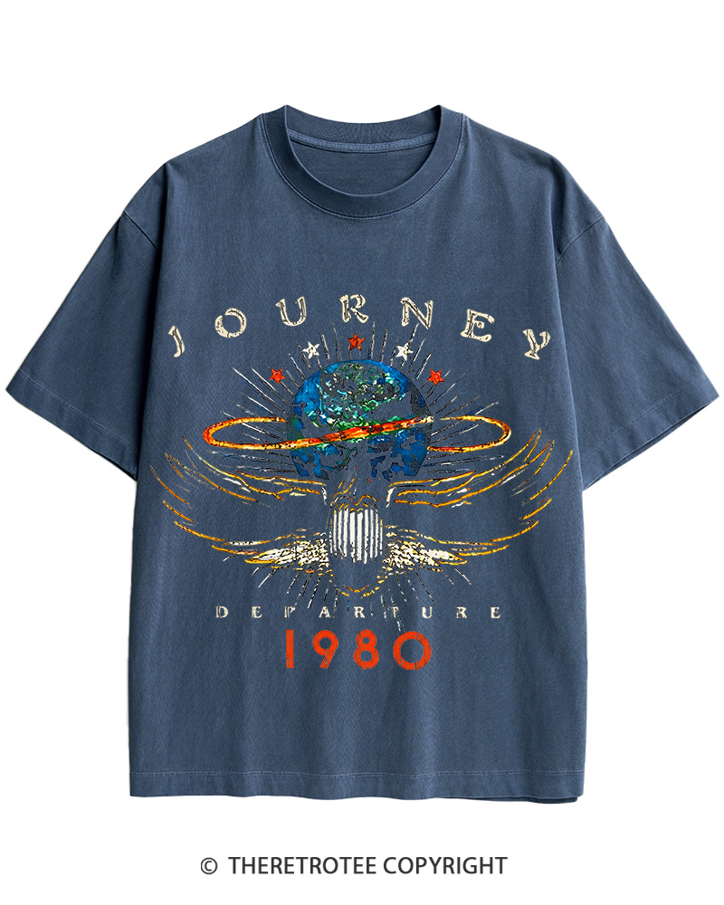 TheRetroTee Rock Concert 1980s Cotton T-Shirt