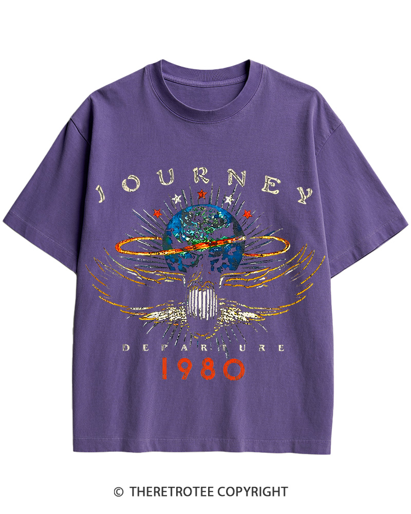 TheRetroTee Rock Concert 1980s Cotton T-Shirt