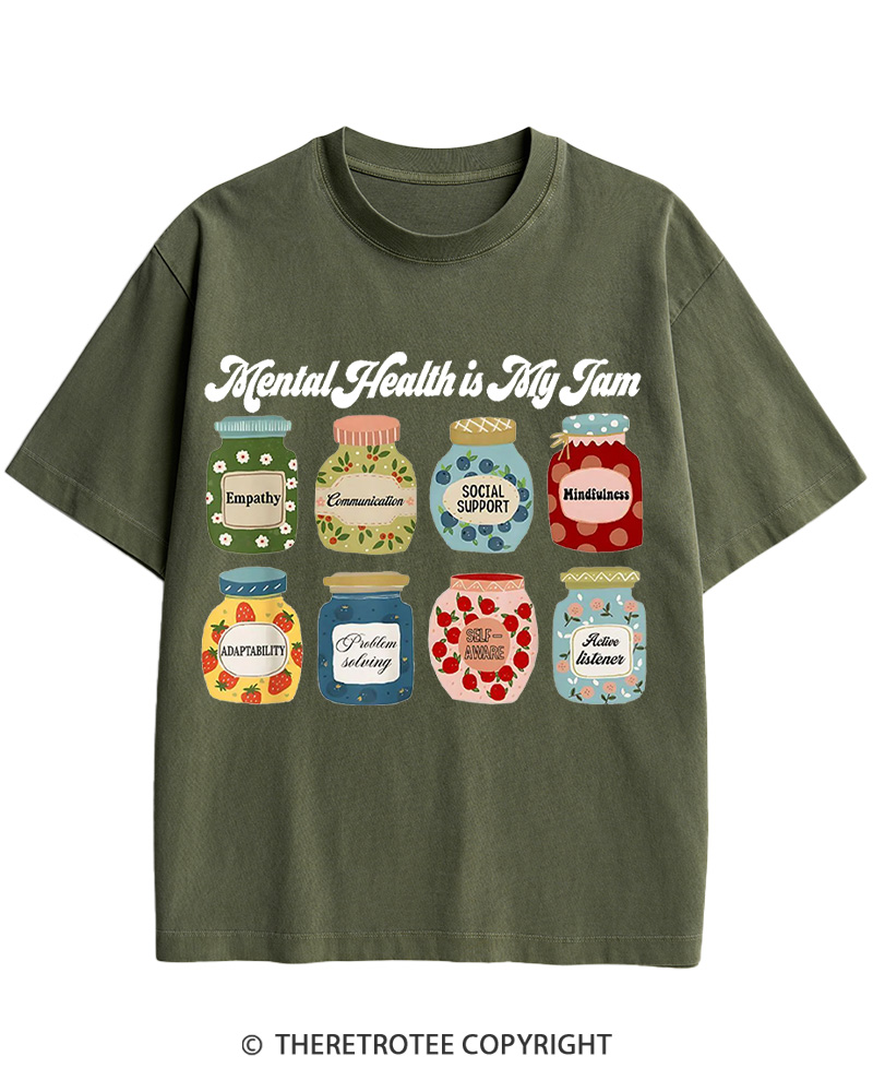 TheRetroTee Mental Health 1950s Cotton T-Shirt