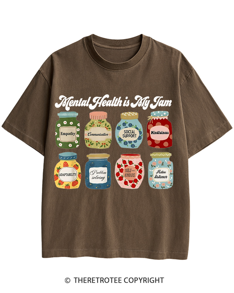 TheRetroTee Mental Health 1950s Cotton T-Shirt