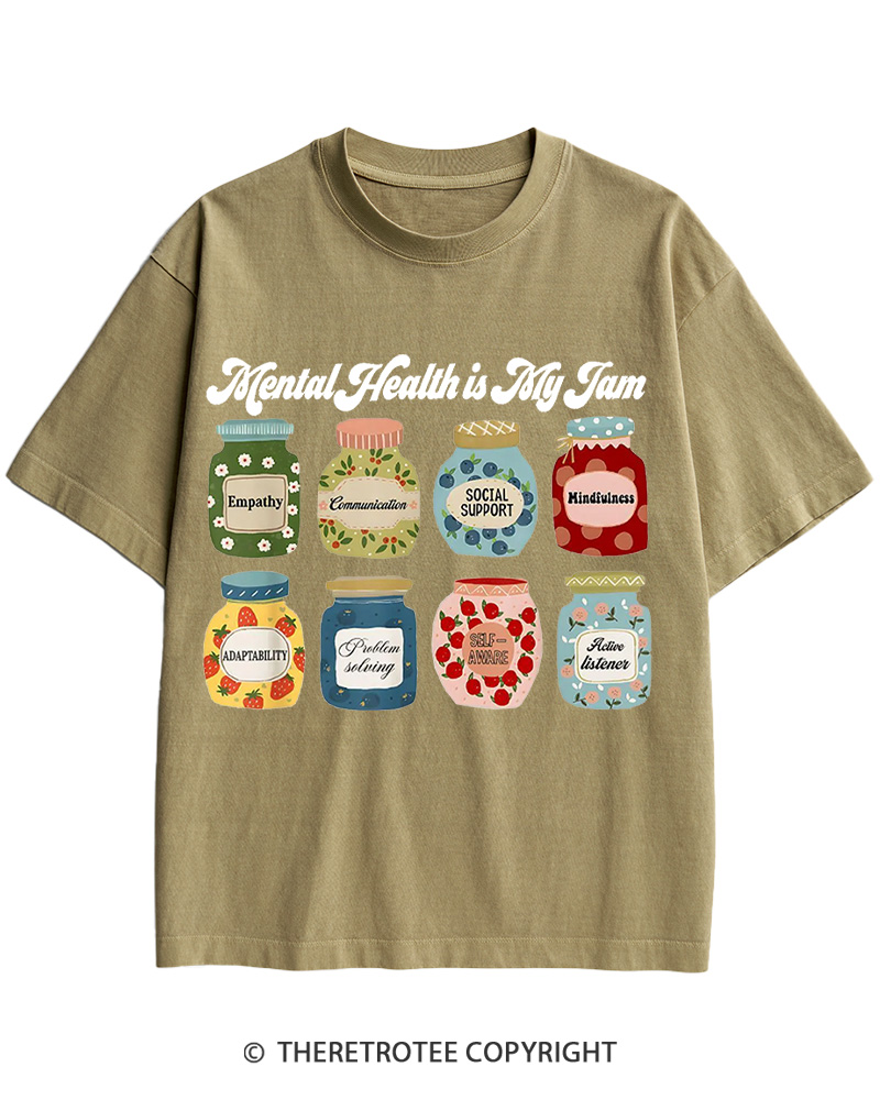 TheRetroTee Mental Health 1950s Cotton T-Shirt