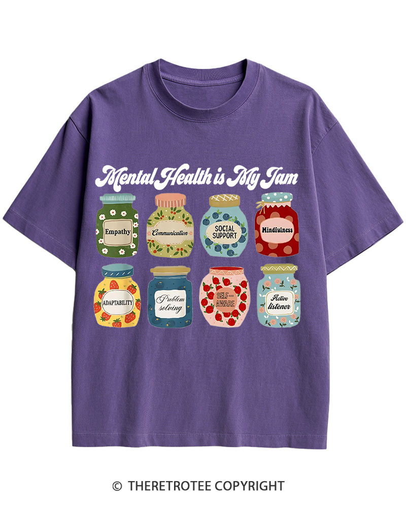 TheRetroTee Mental Health 1950s Cotton T-Shirt