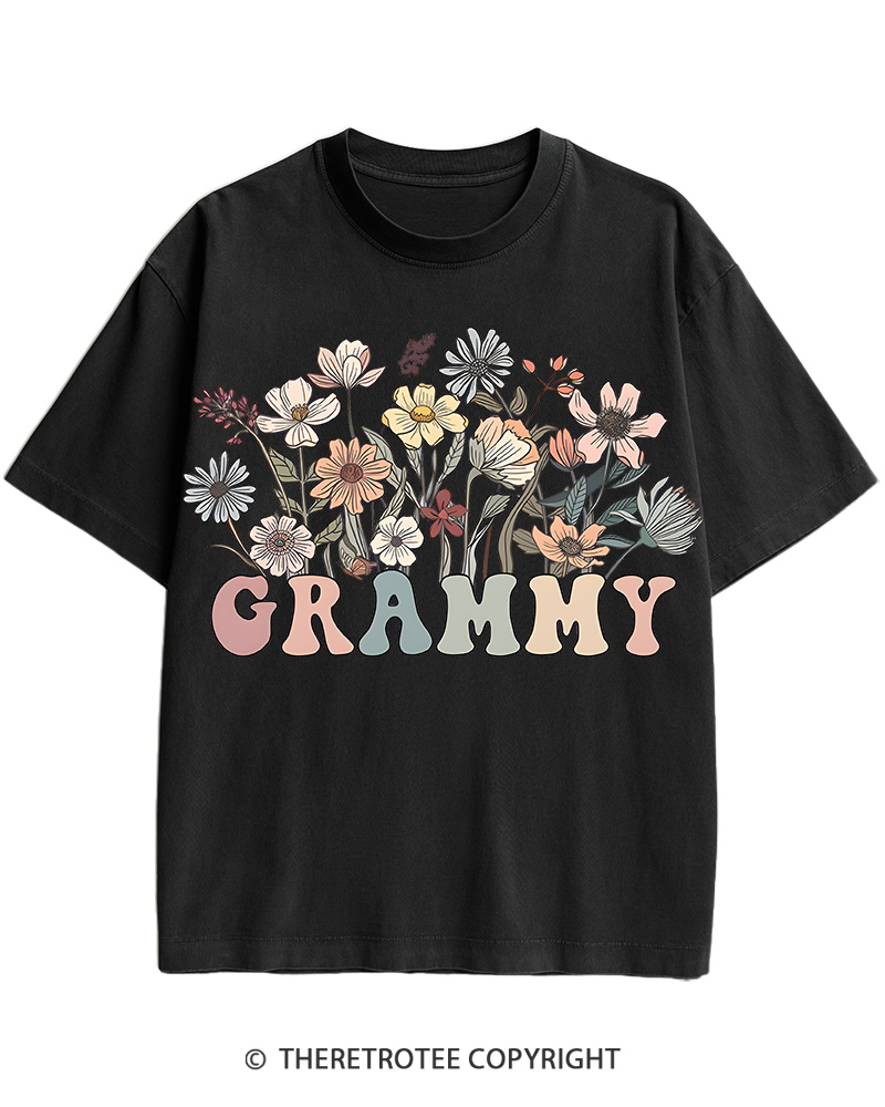 TheRetroTee Gift For Grammy 1950s Cotton T-Shirt