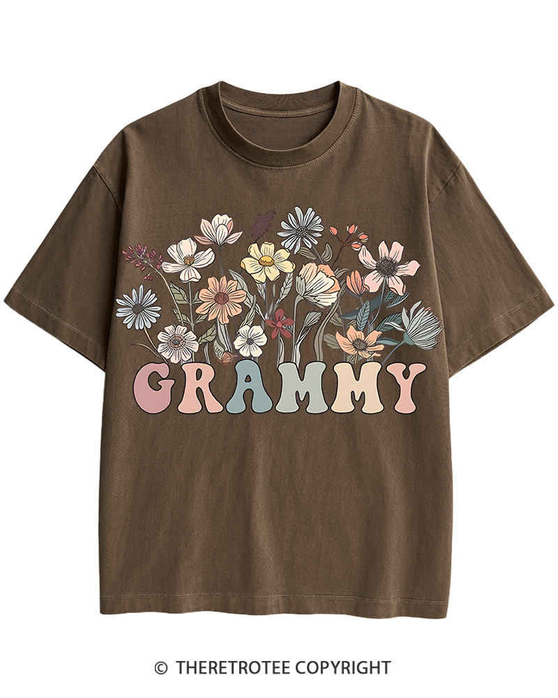 TheRetroTee Gift For Grammy 1950s Cotton T-Shirt