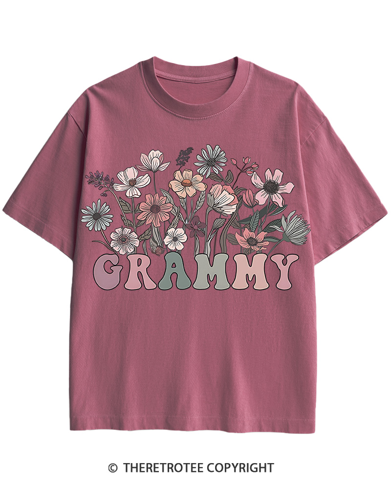 TheRetroTee Gift For Grammy 1950s Cotton T-Shirt