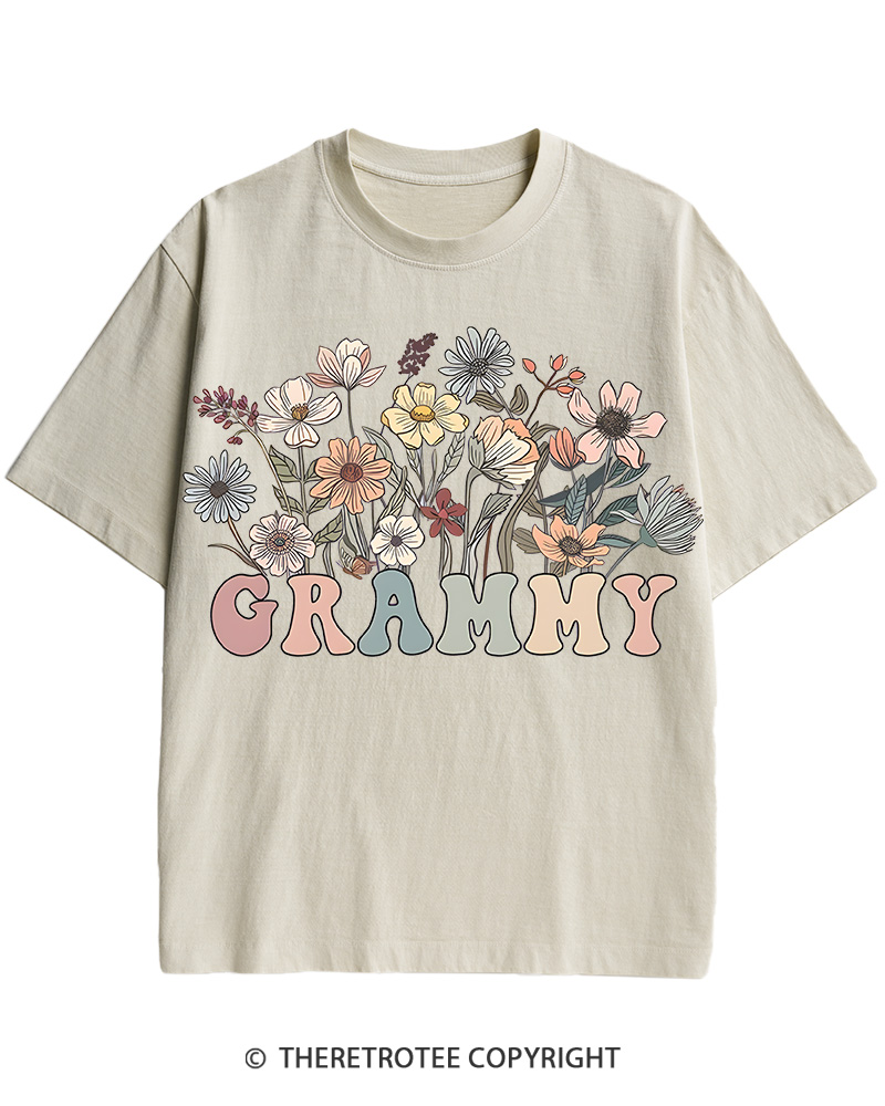 TheRetroTee Gift For Grammy 1950s Cotton T-Shirt