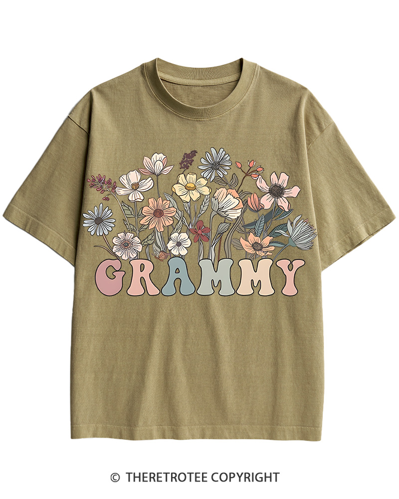 TheRetroTee Gift For Grammy 1950s Cotton T-Shirt