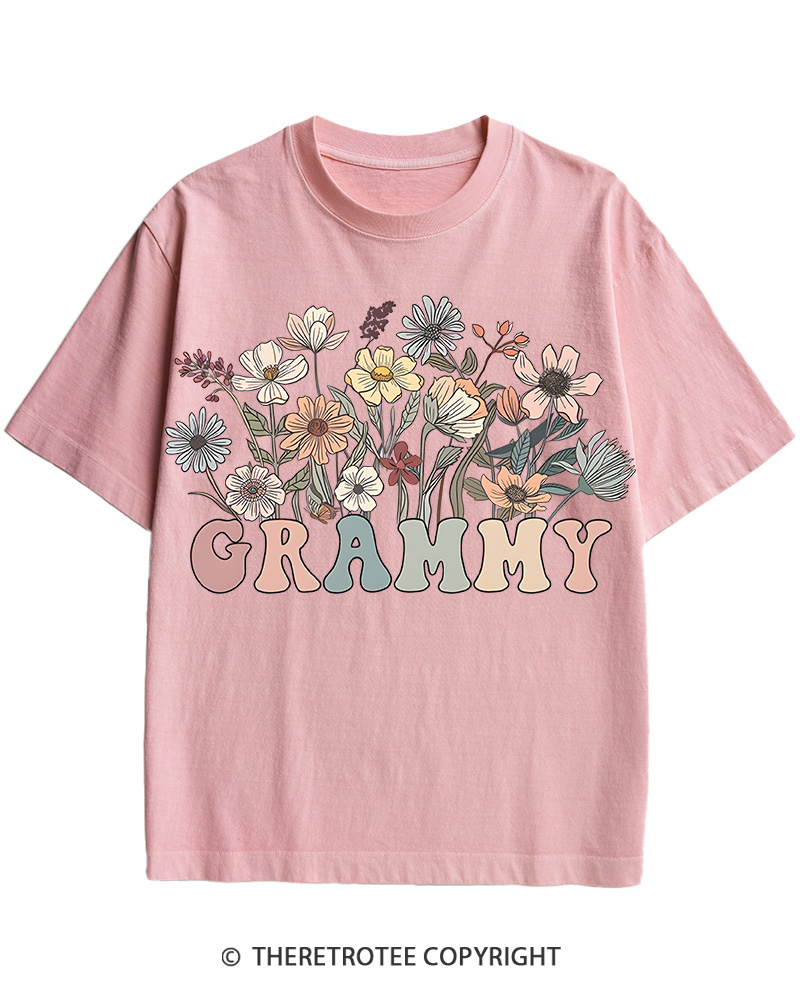 TheRetroTee Gift For Grammy 1950s Cotton T-Shirt