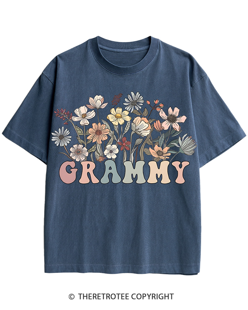 TheRetroTee Gift For Grammy 1950s Cotton T-Shirt
