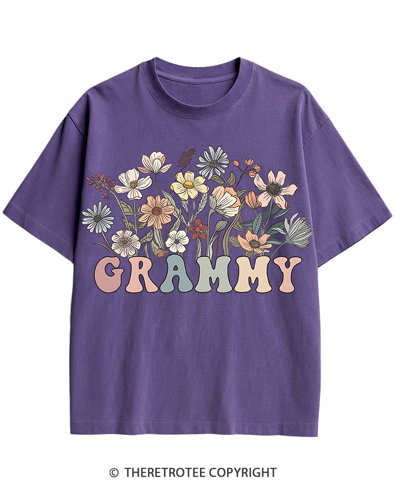 TheRetroTee Gift For Grammy 1950s Cotton T-Shirt