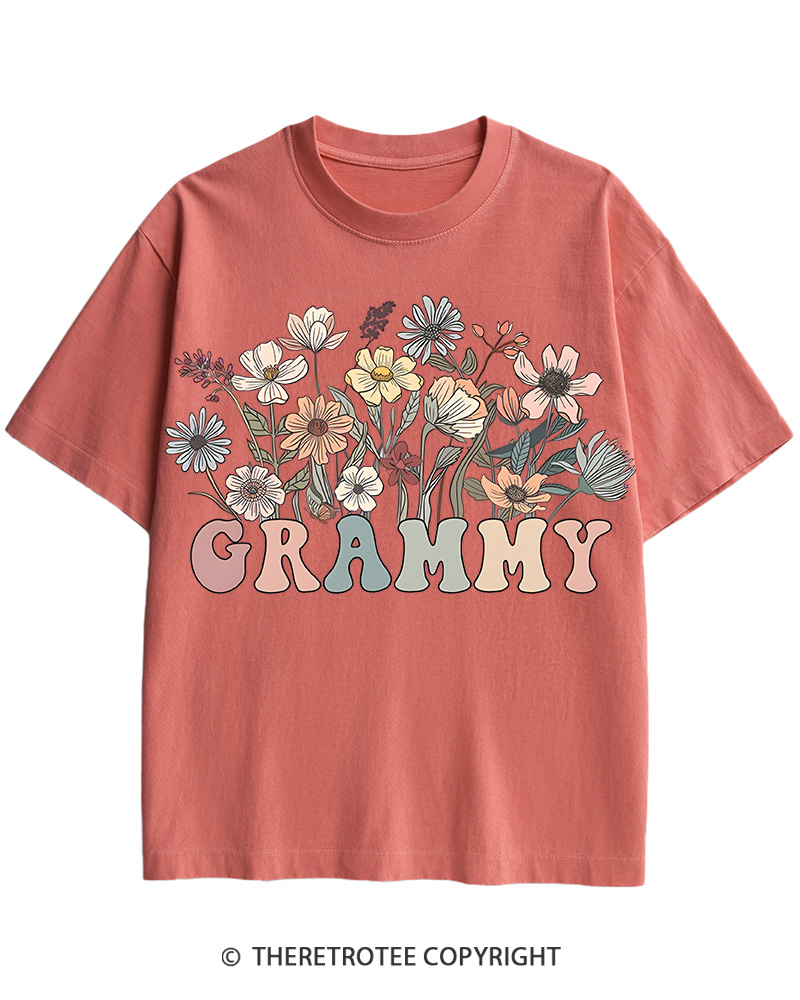 TheRetroTee Gift For Grammy 1950s Cotton T-Shirt