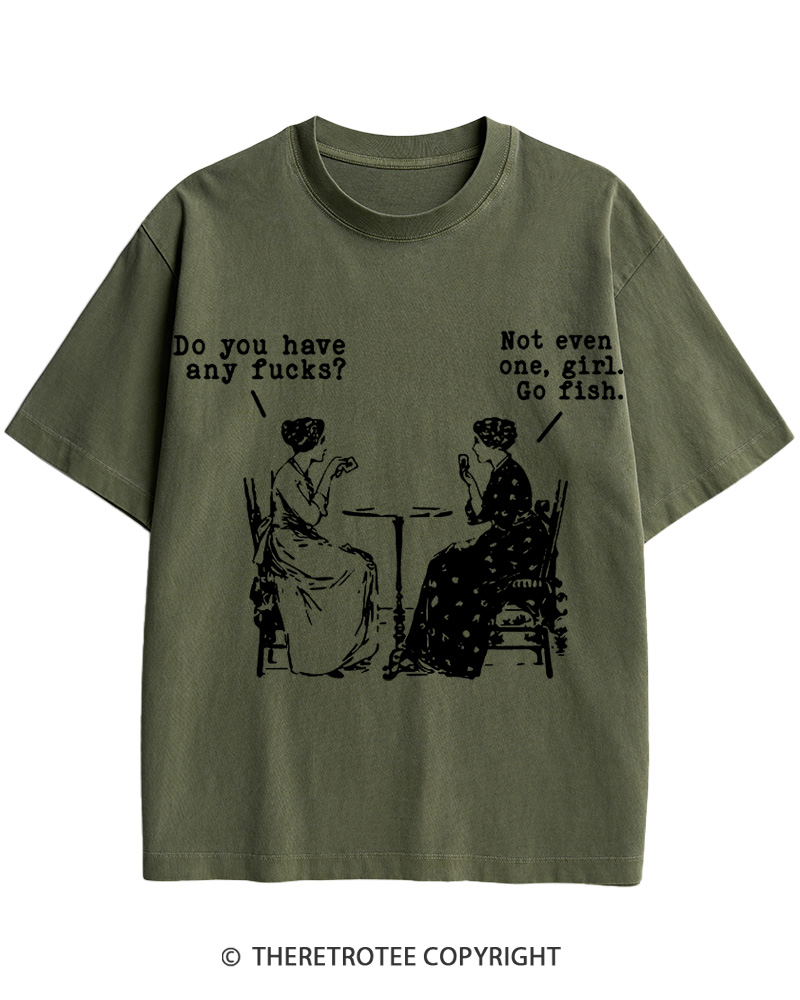 TheRetroTee Do You Have Any Fucks 1950s Cotton T-Shirt