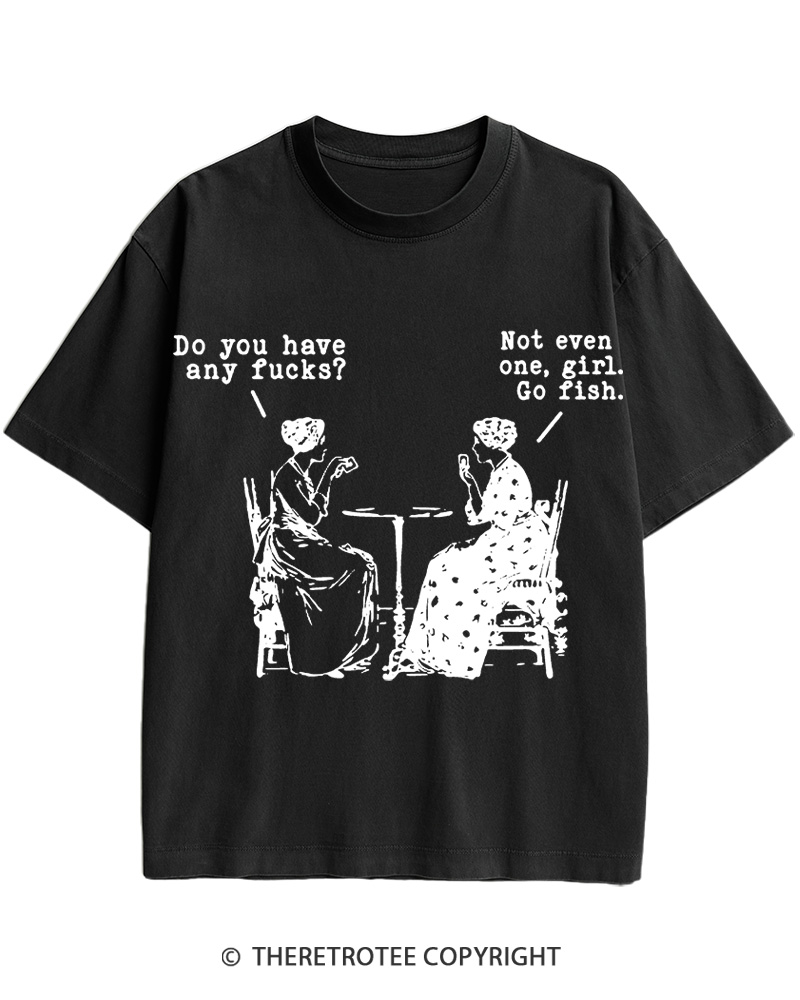 TheRetroTee Do You Have Any Fucks 1950s Cotton T-Shirt