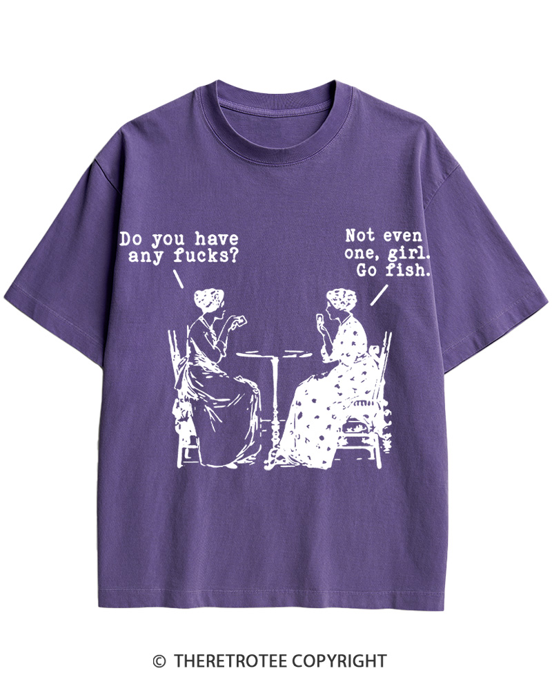 TheRetroTee Do You Have Any Fucks 1950s Cotton T-Shirt