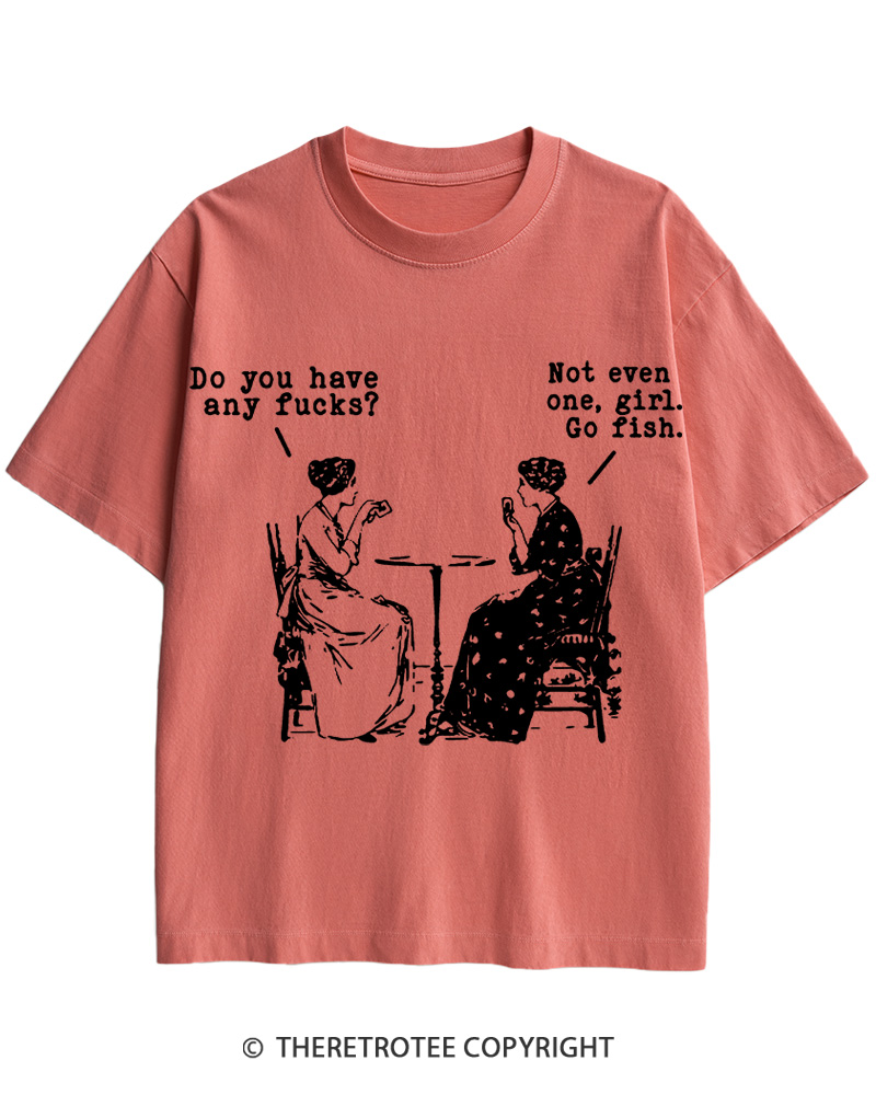 TheRetroTee Do You Have Any Fucks 1950s Cotton T-Shirt