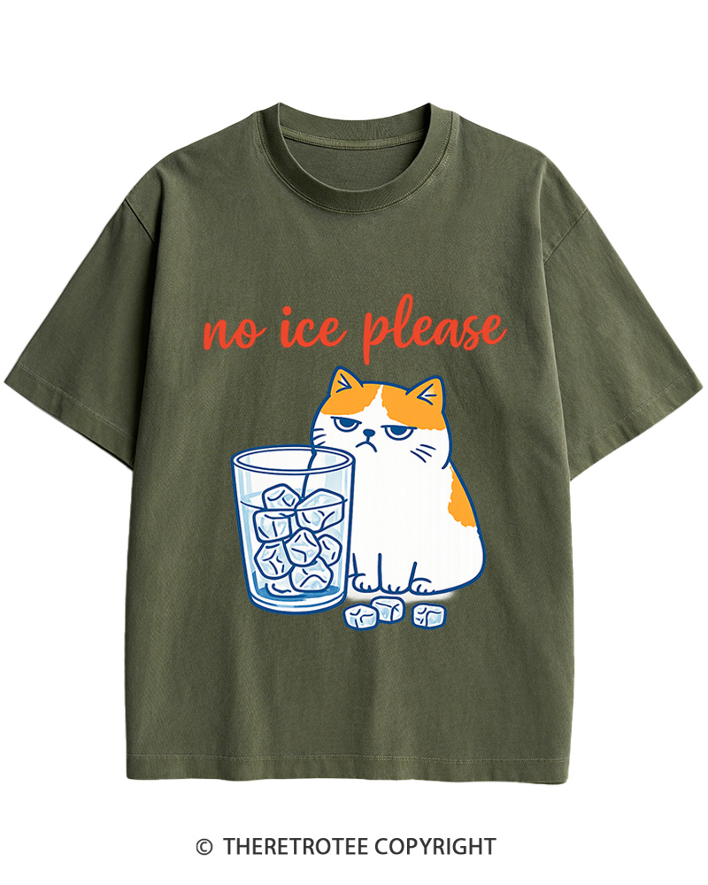 TheRetroTee No ICE Please Cotton T-Shirt