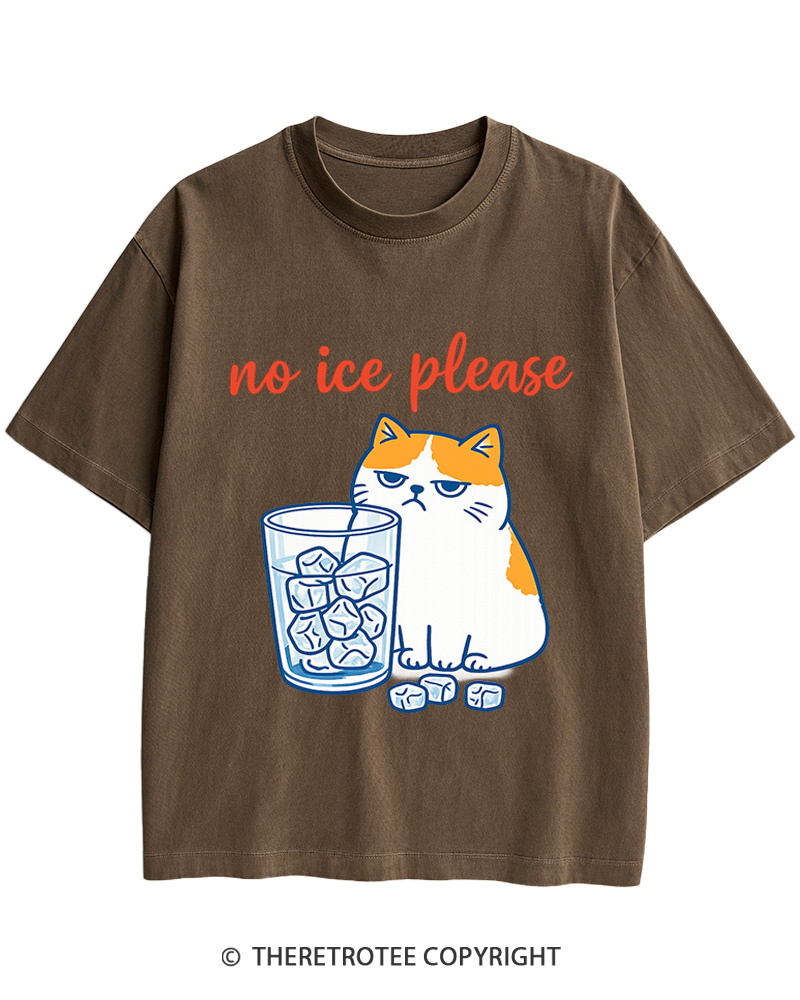 TheRetroTee No ICE Please Cotton T-Shirt