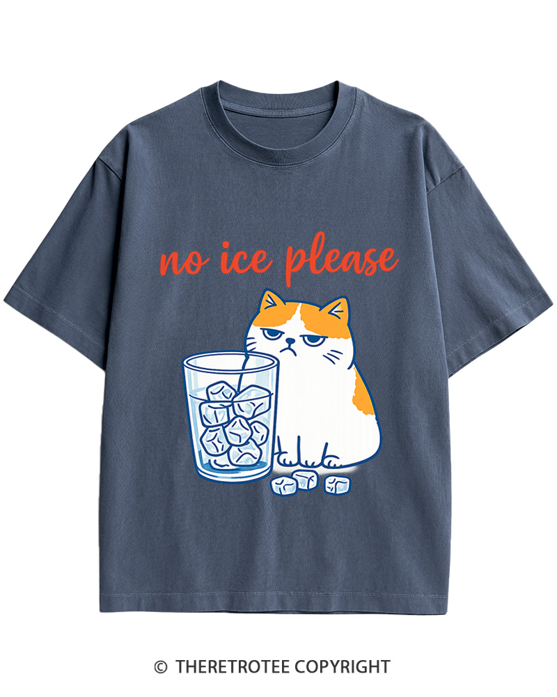 TheRetroTee No ICE Please Cotton T-Shirt