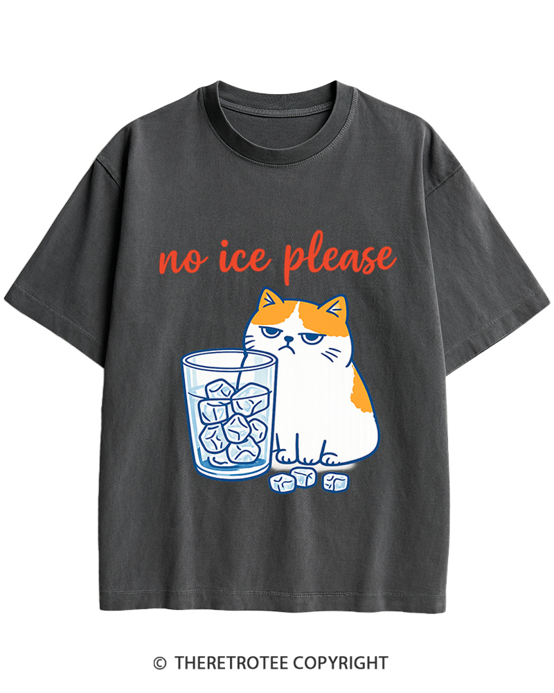 TheRetroTee No ICE Please Cotton T-Shirt