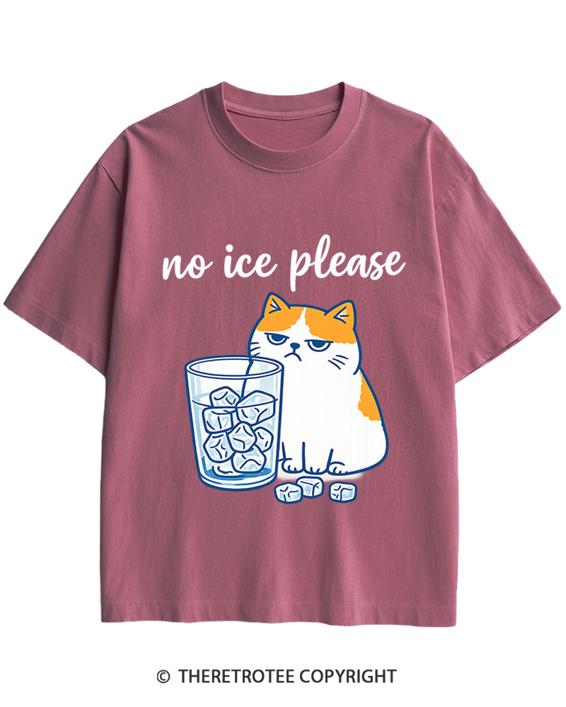 TheRetroTee No ICE Please Cotton T-Shirt