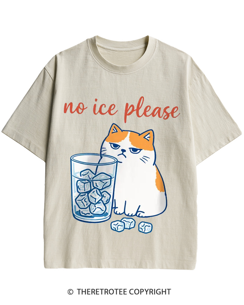 TheRetroTee No ICE Please Cotton T-Shirt