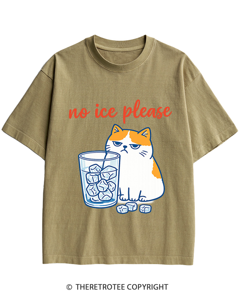 TheRetroTee No ICE Please Cotton T-Shirt