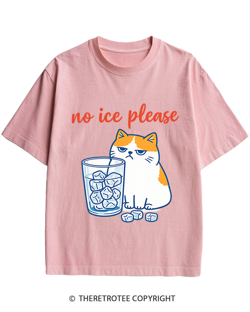TheRetroTee No ICE Please Cotton T-Shirt