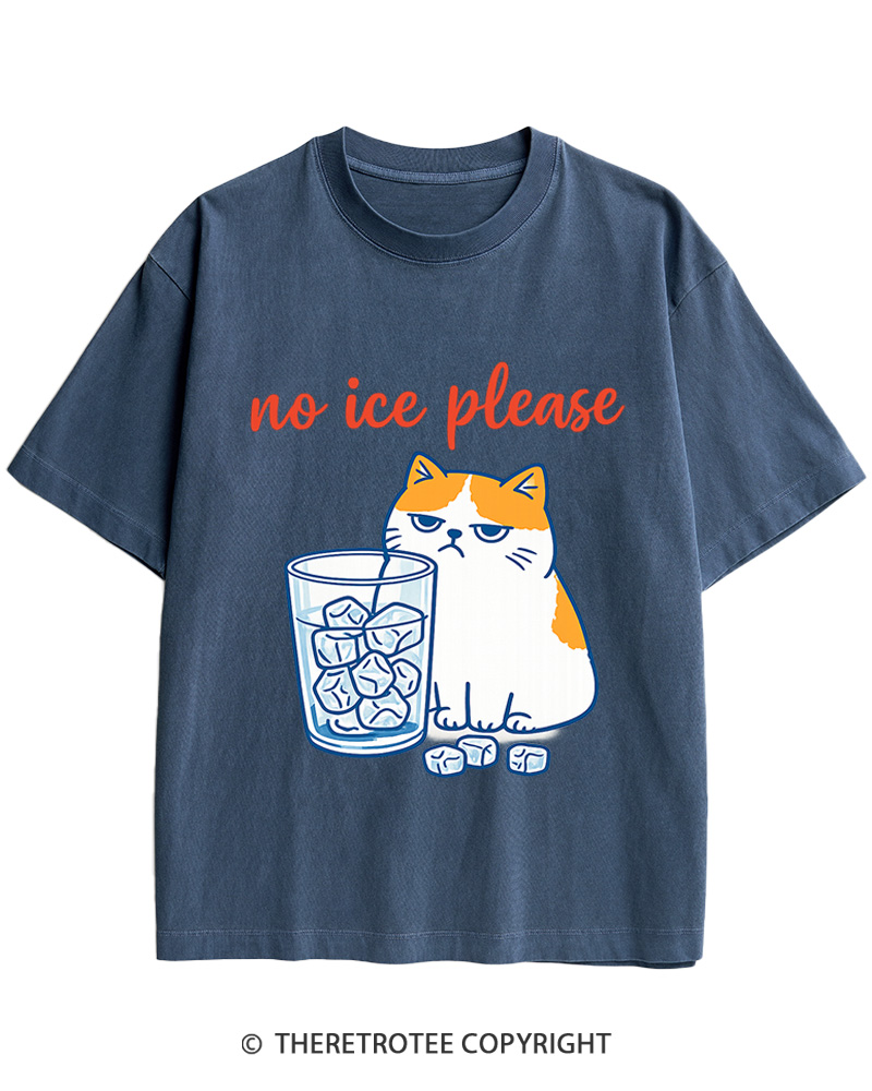 TheRetroTee No ICE Please Cotton T-Shirt