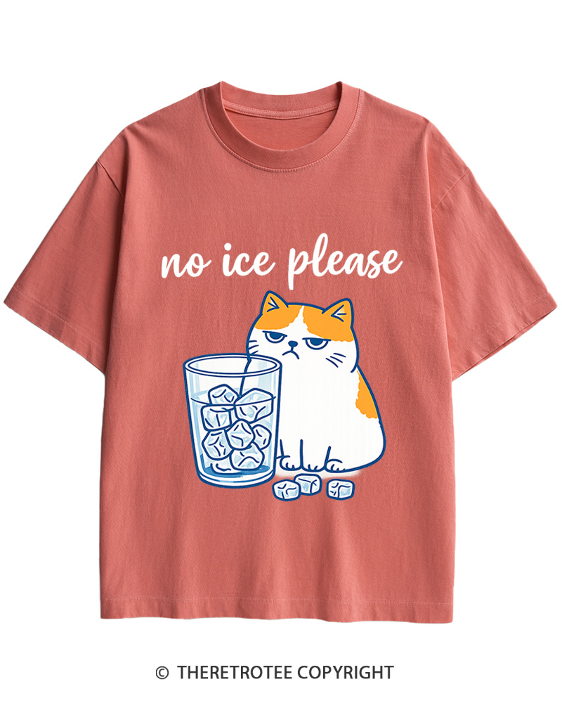 TheRetroTee No ICE Please Cotton T-Shirt