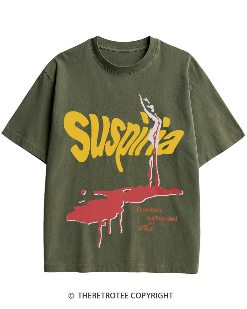 TheRetroTee Italian Film Dance Cult Seance 1970s Cotton T-Shirt