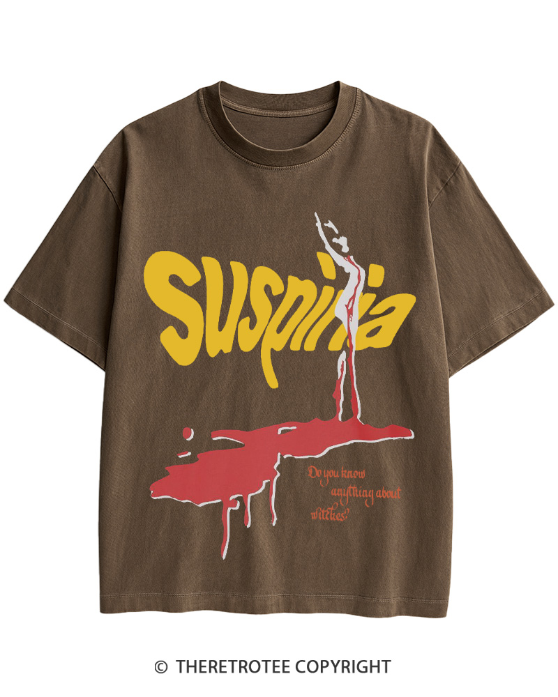 TheRetroTee Italian Film Dance Cult Seance 1970s Cotton T-Shirt