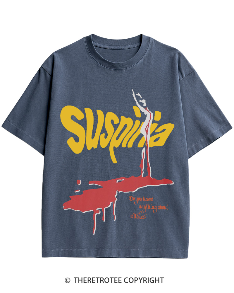 TheRetroTee Italian Film Dance Cult Seance 1970s Cotton T-Shirt