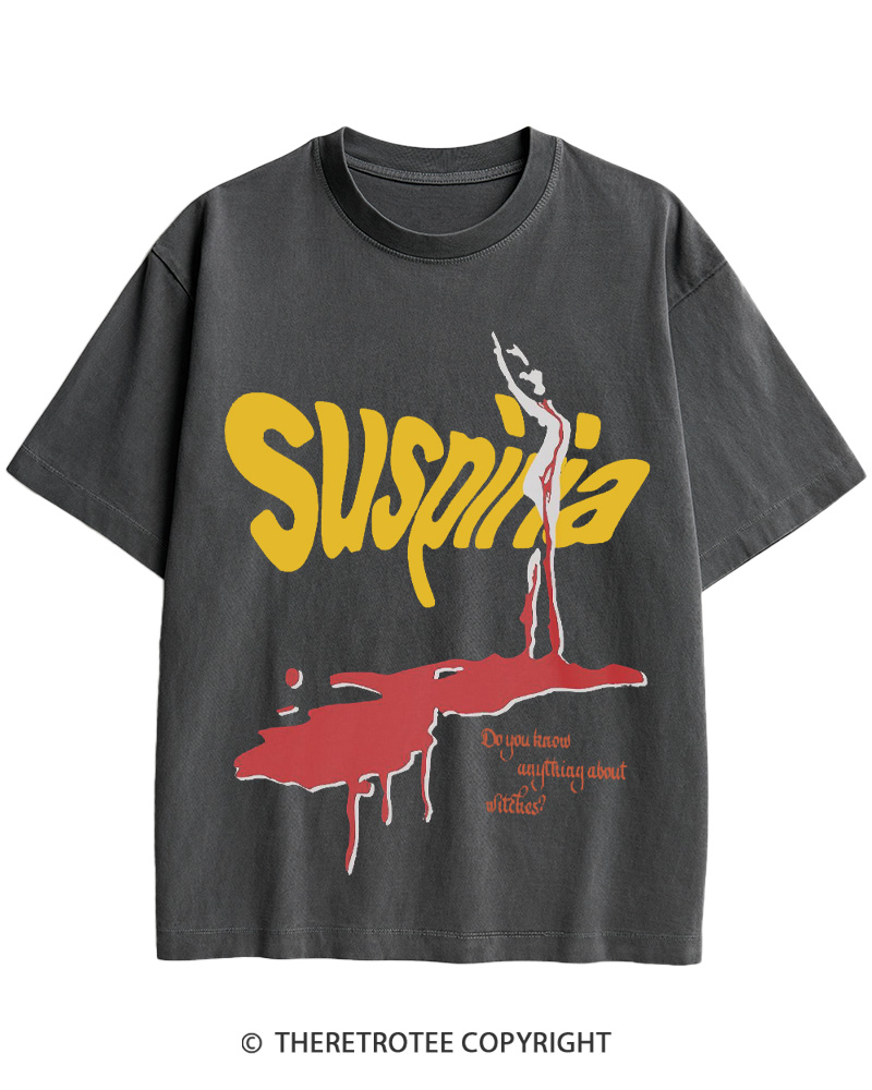 TheRetroTee Italian Film Dance Cult Seance 1970s Cotton T-Shirt