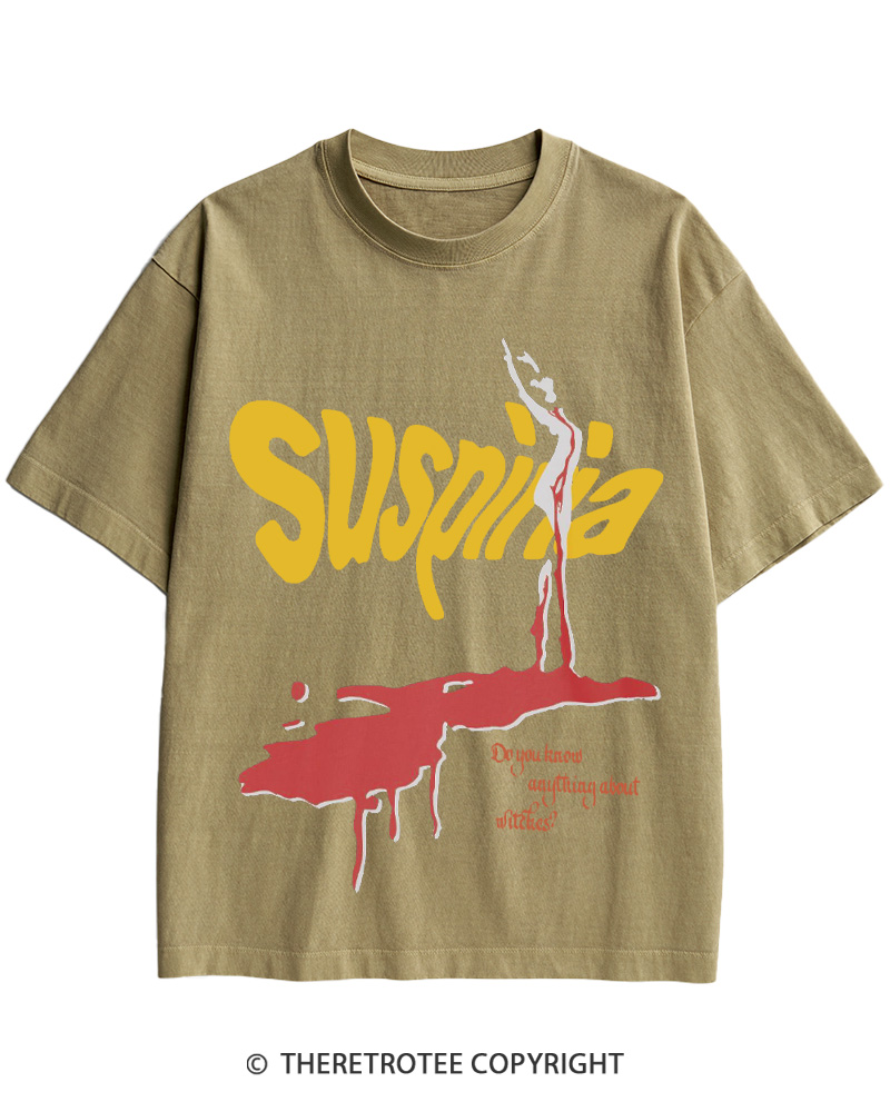 TheRetroTee Italian Film Dance Cult Seance 1970s Cotton T-Shirt